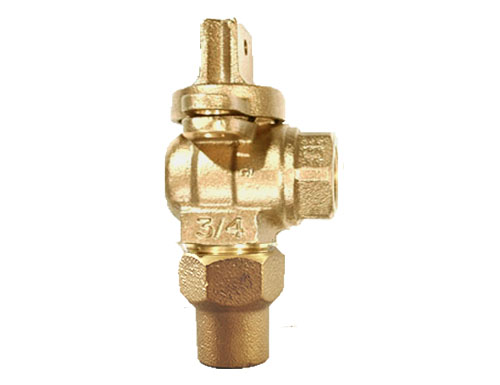 NO-LEAD CF X FIP FULL PORT ANGLE METERVALVE WITH LOCK